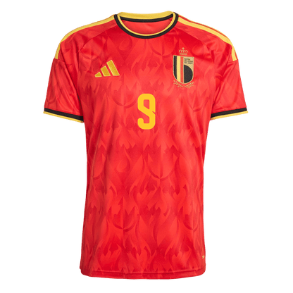 Camiseta LUKAKU #9 Belgium 2026 Primera Equipación Copa del Mundo - Versión Hincha