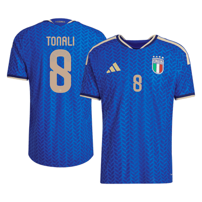 Camiseta Auténtica TONALI #8 Italy 2026 Primera Equipación Copa del Mundo -Versión Jugador