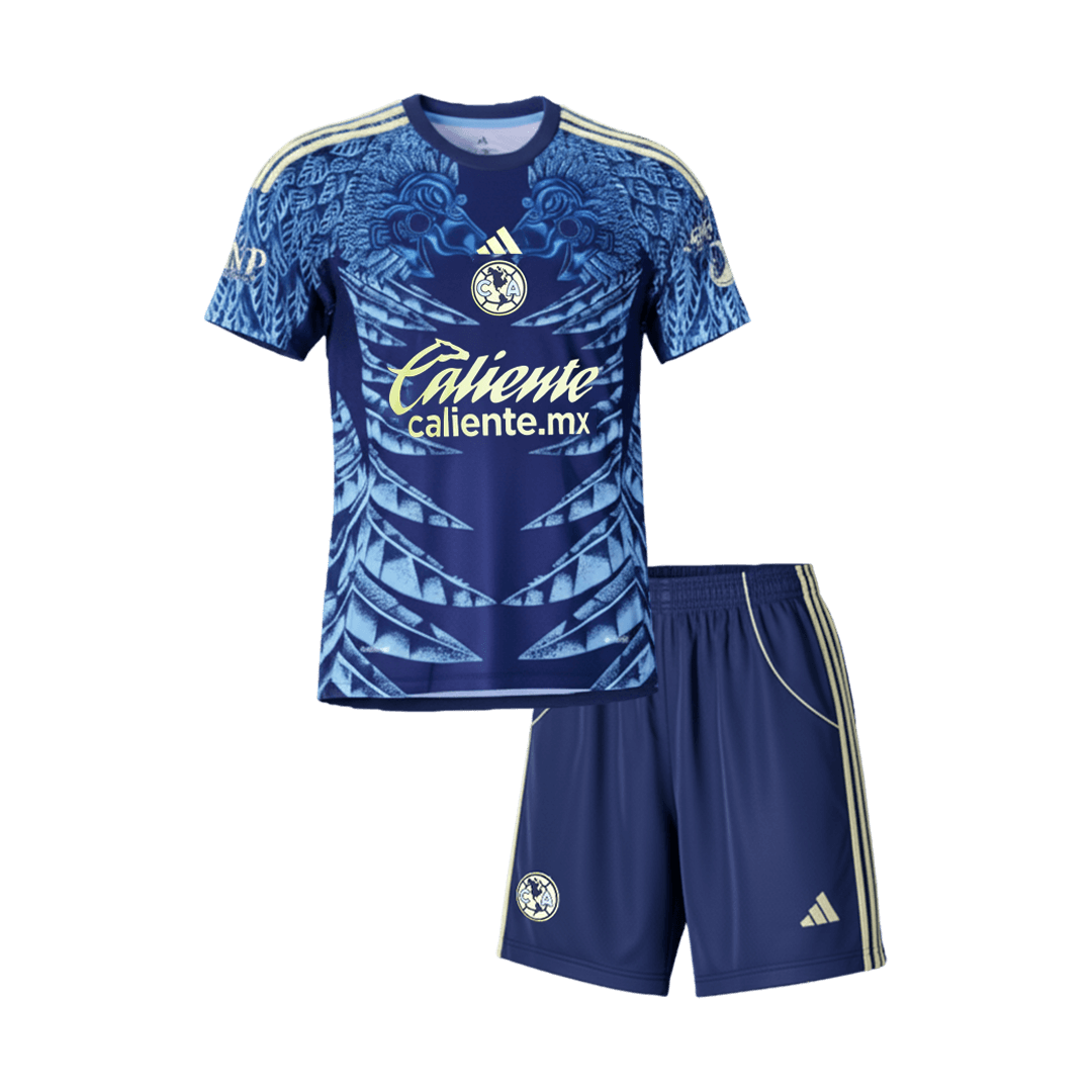 Conjunto Infantil Club America 2025/26 Segunda Equipación