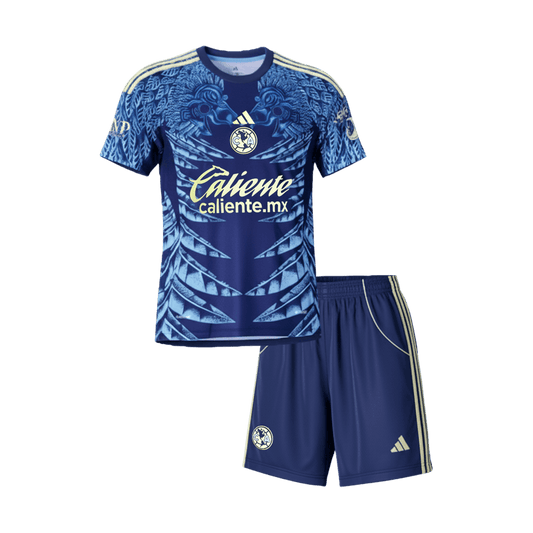 Conjunto Infantil Club America 2025/26 Segunda Equipación