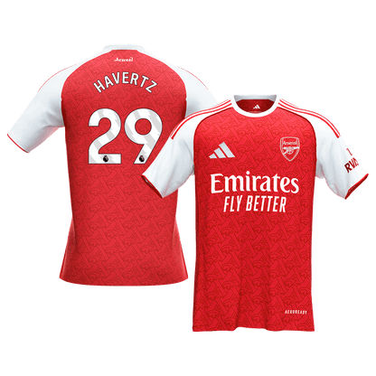 Calidad Premium Camiseta HAVERTZ #29 Arsenal 2025/26 Primera Equipación -Versión Hincha
