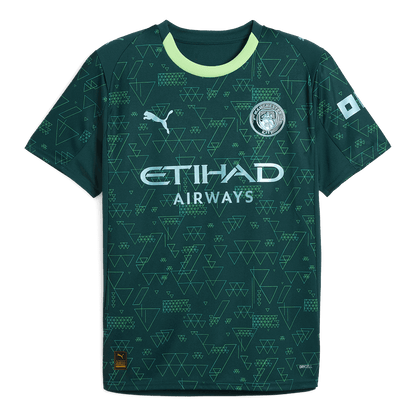 Conjunto Manchester City 
2025/26 Cuarta Equipación