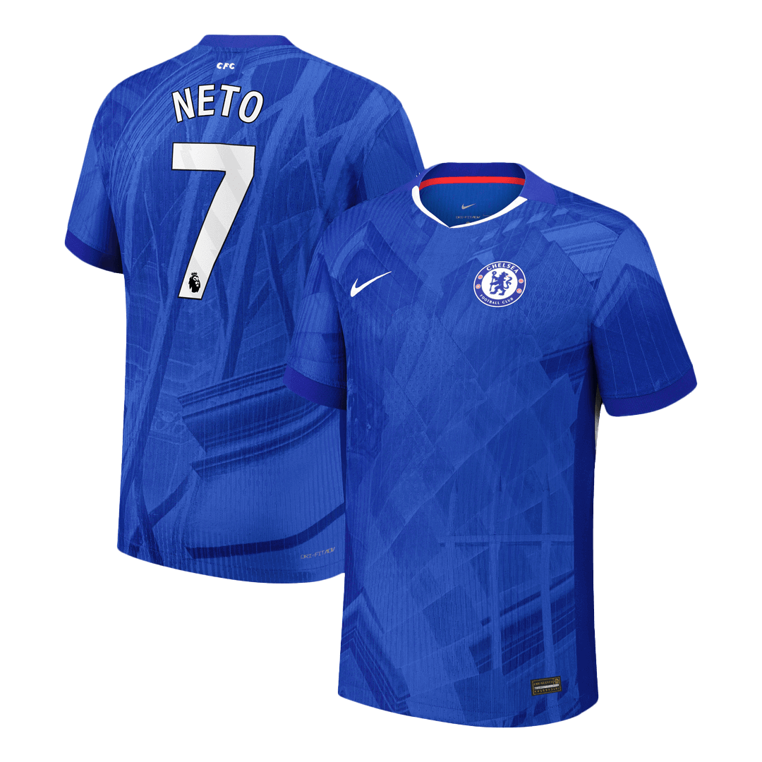 Camiseta Auténtica NETO #7 Chelsea 2025/26 Primera Equipación -Versión Jugador