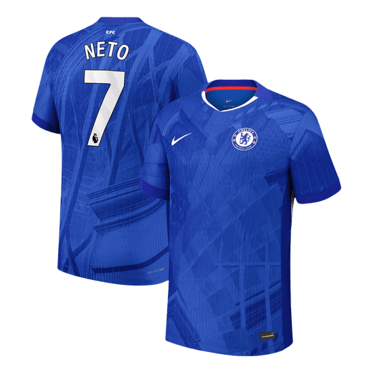 Camiseta Auténtica NETO #7 Chelsea 2025/26 Primera Equipación -Versión Jugador