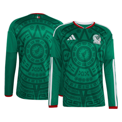 Manga Larga Mexico 2026 Primera Equipación Copa del Mundo -Versión Hincha