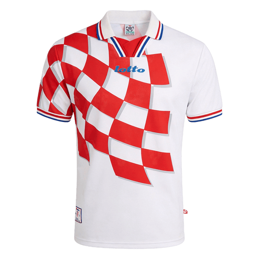 Retro 1998 Croatia Primera Equipación Copa del Mundo