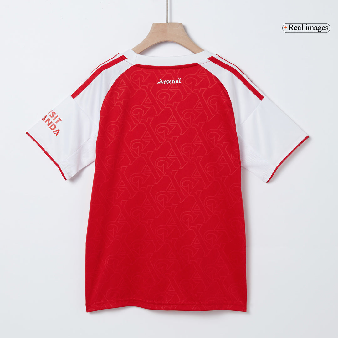 Conjunto Infantil Completo Arsenal 2025/26 Primera Equipación Kids-Camisetas Pasion Shop
