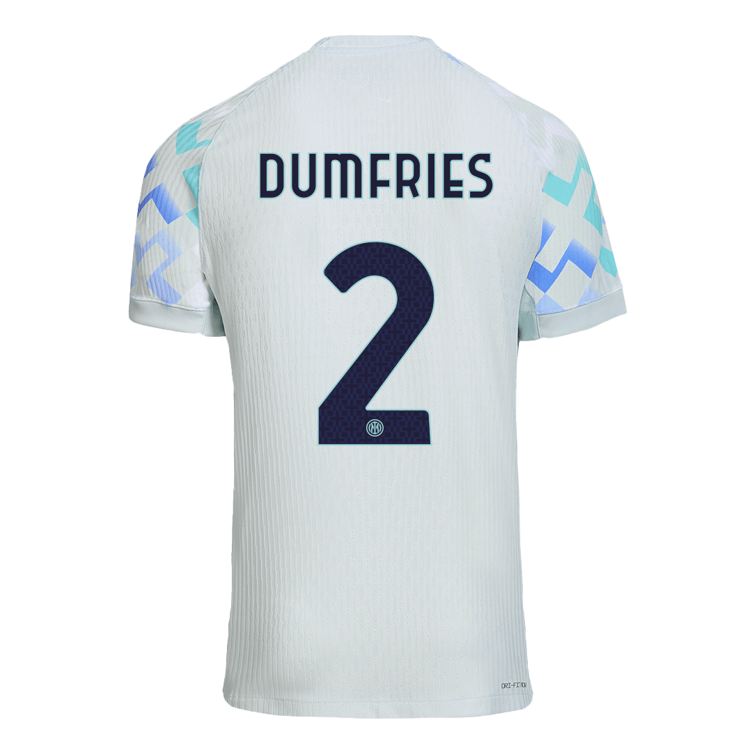 Camiseta Auténtica DUMFRIES #2 Inter Milan 2025/26 Segunda Equipación -Versión Jugador