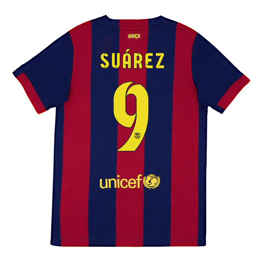 Camiseta Retro 2014/15 SUÁREZ #9 Barcelona Primera Equipación