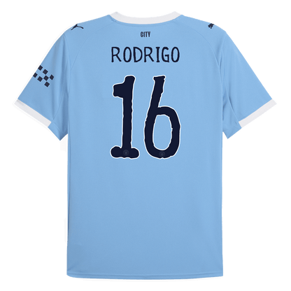 Camiseta RODRIGO #16 Manchester City 2025/26 Copa Mundial de Clubes Primera Equipación Hombre - Versión Hincha
