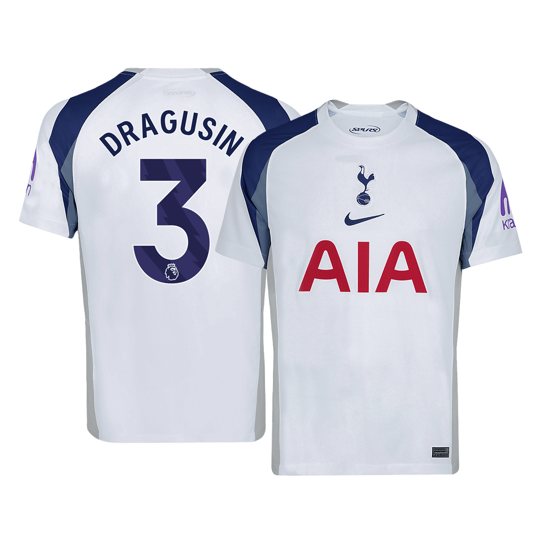 Camiseta DRAGUSIN #3 Tottenham Hotspur 2025/26 Primera Equipación - Versión Hincha