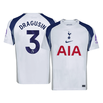 Camiseta DRAGUSIN #3 Tottenham Hotspur 2025/26 Primera Equipación - Versión Hincha