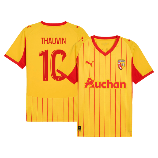 Camiseta THAUVIN #10 RC Lens 2025/26 Primera Equipación - Versión Hincha