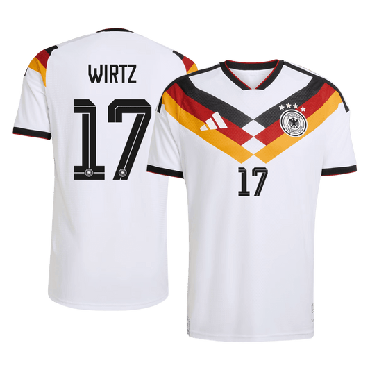 Camiseta Auténtica WIRTZ #17 Germany 2026 Primera Equipación Copa del Mundo -Versión Jugador