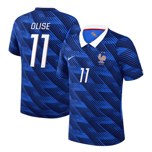 Camiseta Auténtica OLISE #11 France 2026 Primera Equipación Copa del Mundo -Versión Jugador