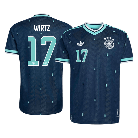 Camiseta Auténtica WIRTZ #17 Germany 2026 Segunda Equipación Copa del Mundo -Versión Jugador