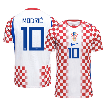 Camiseta Auténtica MODRIĆ #10 Croatia 2026 Primera Equipación Copa del Mundo -Versión Jugador