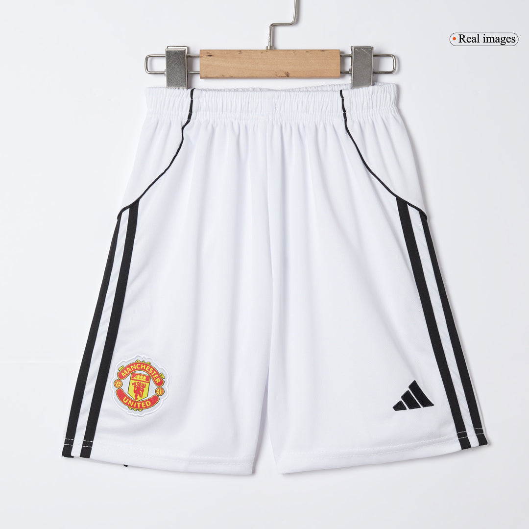 Conjunto Infantil Completo Manchester United 2025/26 Primera Equipación-Camisetas Pasion Shop