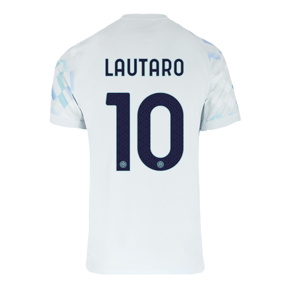 Camiseta LAUTARO #10 Inter Milan 2025/26 Segunda Equipación - Versión Hincha