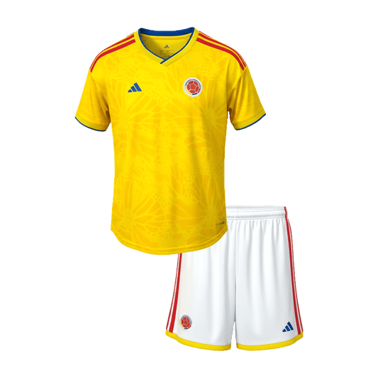 Conjunto Infantil Colombia 2026 Primera Equipación Copa del Mundo