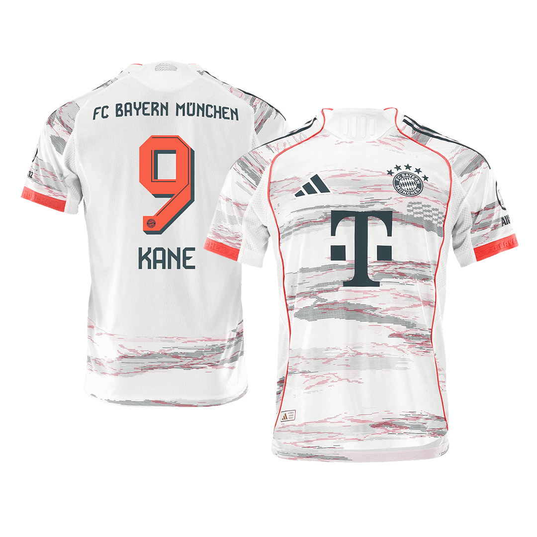 Camiseta Auténtica KANE #9 Bayern Munich 2025/26 Segunda Equipación-Versión Jugador