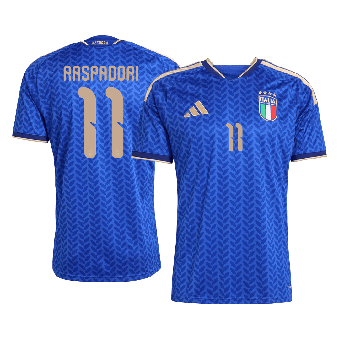 Camiseta RASPADORI #11 Italy 2026 Primera Equipación Copa del Mundo - Versión Hincha