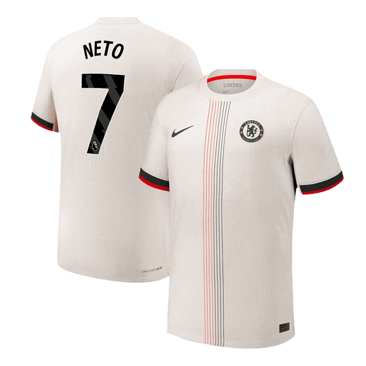 Camiseta Auténtica NETO #7 Chelsea 2025/26 Segunda Equipación -Versión Jugador