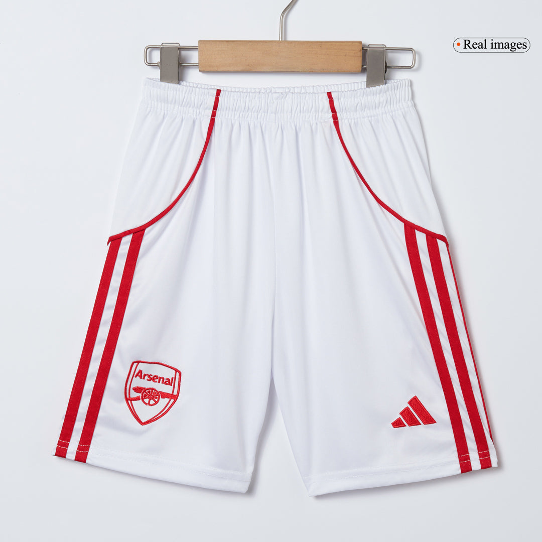 Conjunto Infantil Completo Arsenal 2025/26 Primera Equipación Kids-Camisetas Pasion Shop