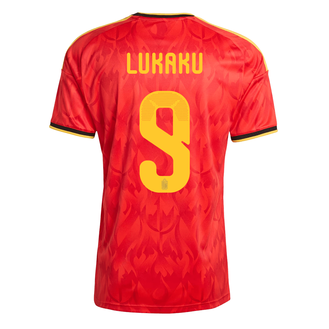 Camiseta LUKAKU #9 Belgium 2026 Primera Equipación Copa del Mundo - Versión Hincha