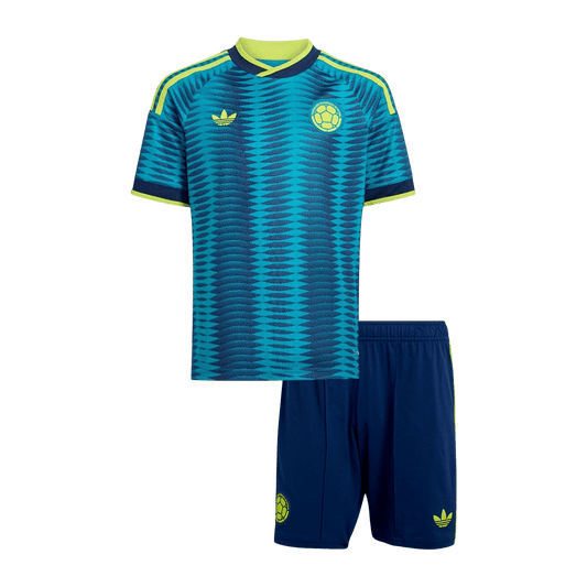 Conjunto Infantil Colombia 2026 Segunda Equipación Copa del Mundo