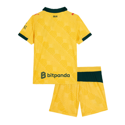 Conjunto Infantil AC Milan 2025/26 Tercera Equipación Kids-Camisetas Pasion Shop