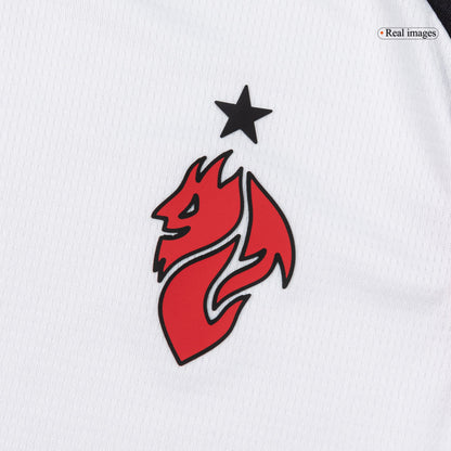 Conjunto Infantil Completo AC Milan 2025/26 Segunda Equipación Kids