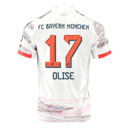 Camiseta OLISE #17 Bayern Munich 2025/26 Segunda Equipación - Versión Hincha