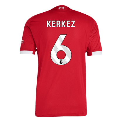 Camiseta Auténtica KERKEZ #6 Liverpool 2025/26 Primera Equipación-Versión Jugador