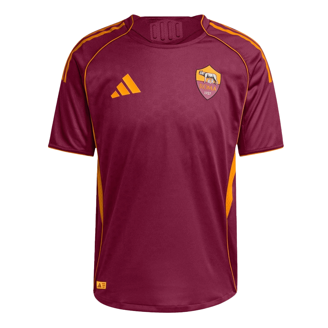 Camiseta Auténtica Roma 2025/26 Primera Equipación-Versión Jugador-Camisetas Pasion Shop