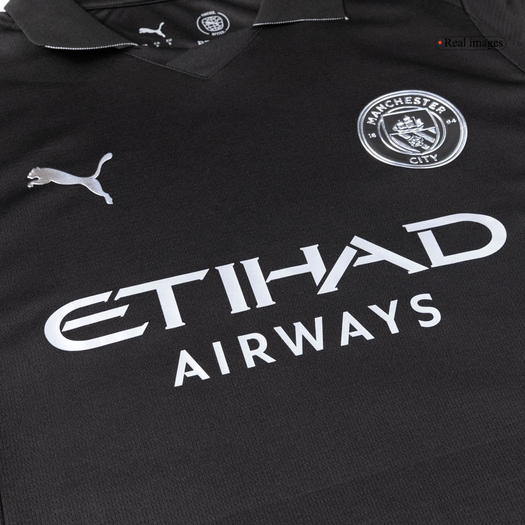 Camiseta REIJNDERS #4 Manchester City 2025/26 Segunda Equipación - Versión Hincha