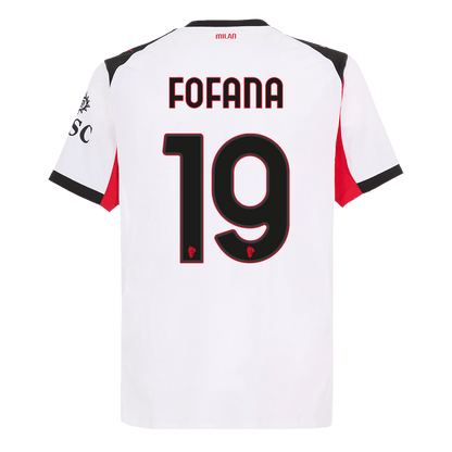 Camiseta Auténtica FOFANA #19 AC Milan 2025/26 Segunda Equipación -Versión Jugador