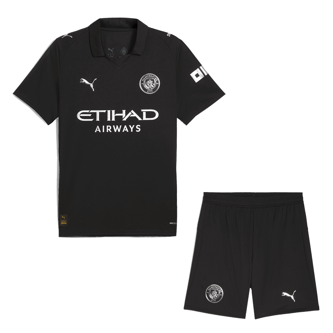 Conjunto Manchester City 
2025/26 Segunda Equipación (Camiseta + Pantalón Corto)