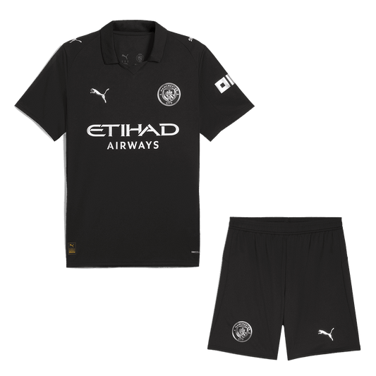 Conjunto Manchester City 
2025/26 Segunda Equipación (Camiseta + Pantalón Corto)