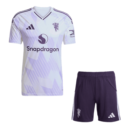Conjunto Manchester United 
2025/26 Segunda Equipación (Camiseta + Pantalón Corto)
