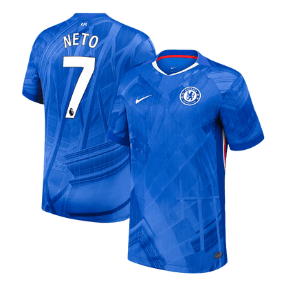 Calidad Premium Camiseta NETO #7 Chelsea 2025/26 Primera Equipación -Versión Hincha