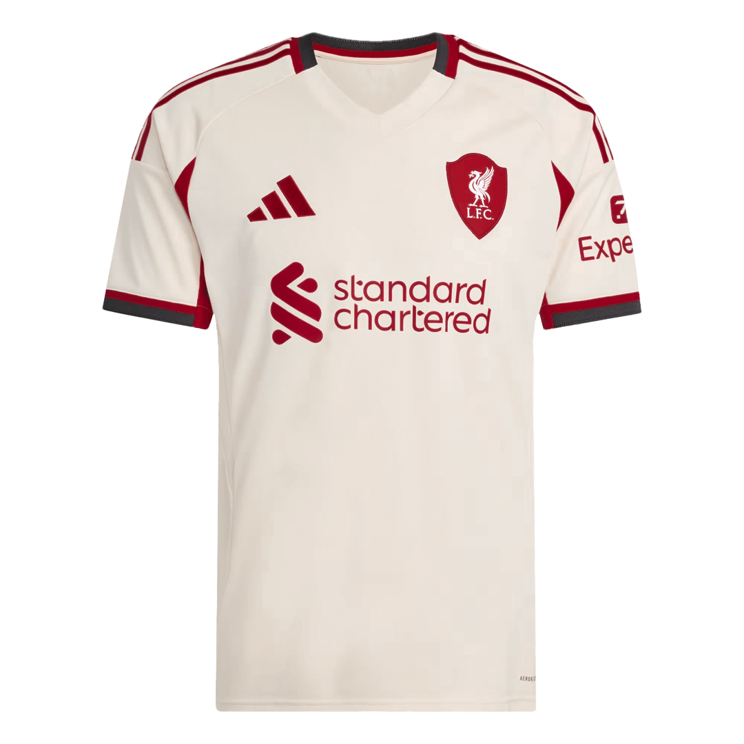 Camiseta GAKPO #18 Liverpool 2025/26 Segunda Equipación - Versión Hincha