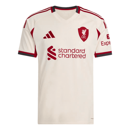 Camiseta SZOBOSZLAI #8 Liverpool 2025/26 Segunda Equipación - Versión Hincha