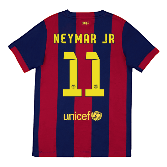Camiseta Retro 2014/15 NEYMAR JR #11 Barcelona Primera Equipación