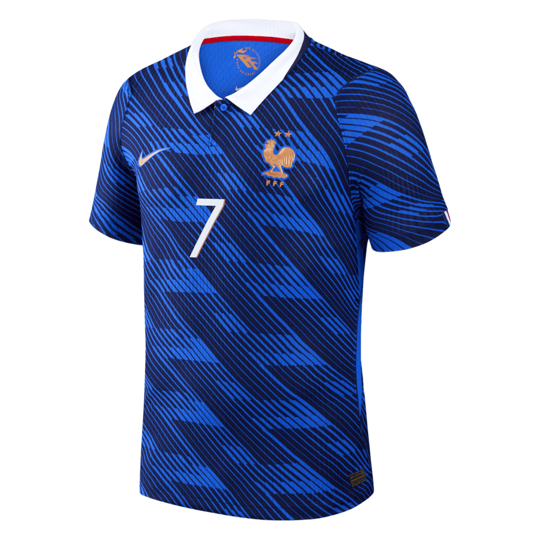 Camiseta Auténtica DEMBELE #7 France 2026 Primera Equipación Copa del Mundo -Versión Jugador