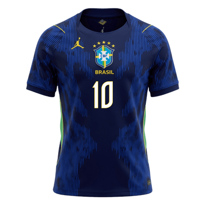 Camiseta NEYMAR JR. #10 Brazil 2026 Segunda Equipación Copa del Mundo - Versión Hincha