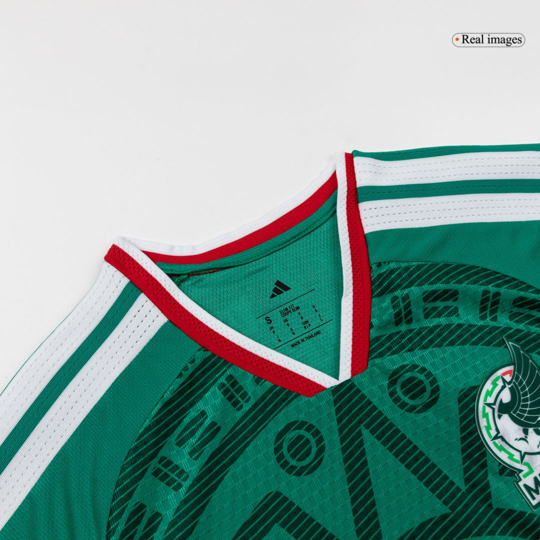 Camiseta Auténtica Raúl #9 Mexico 2026 Primera Equipación Copa del Mundo -Versión Jugador