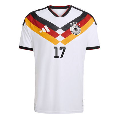 Camiseta Auténtica WIRTZ #17 Germany 2026 Primera Equipación Copa del Mundo -Versión Jugador