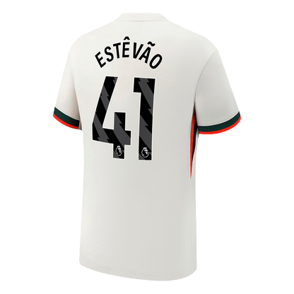 Camiseta ESTÊVÃO #41 Chelsea 2025/26 Segunda Equipación - Versión Hincha