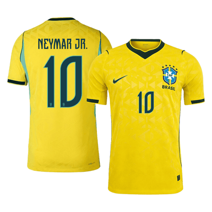 Camiseta Auténtica NEYMAR JR. #10 Brazil 2026 Primera Equipación Copa del Mundo -Versión Jugador